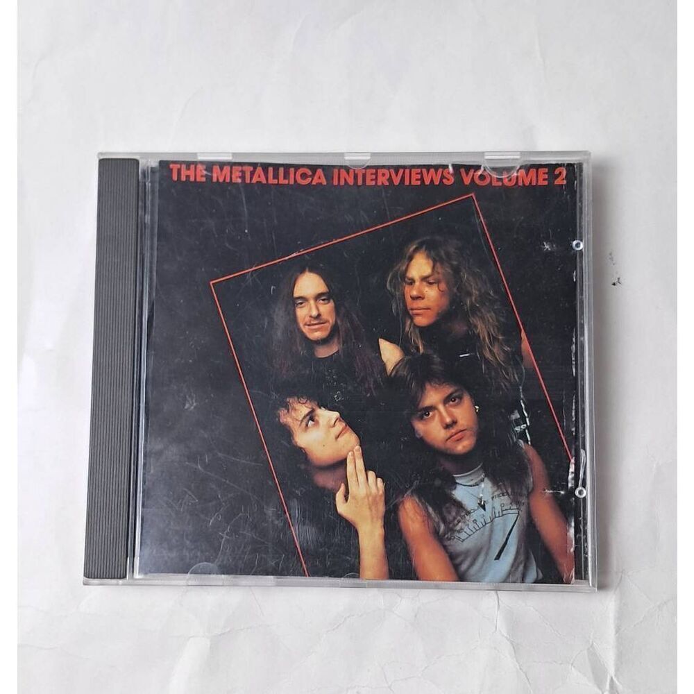 The Metallica Interviews Volume 2 CD Tested/Working-OOP 1992-Lars Ulrich